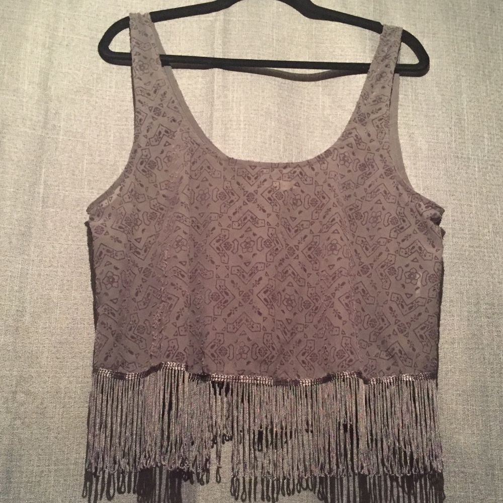 Hollister Fringe Crop Top